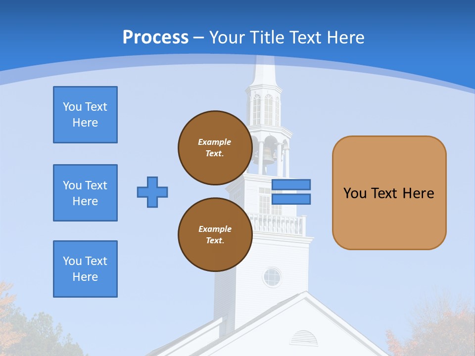 Building Tower Fall PowerPoint Template