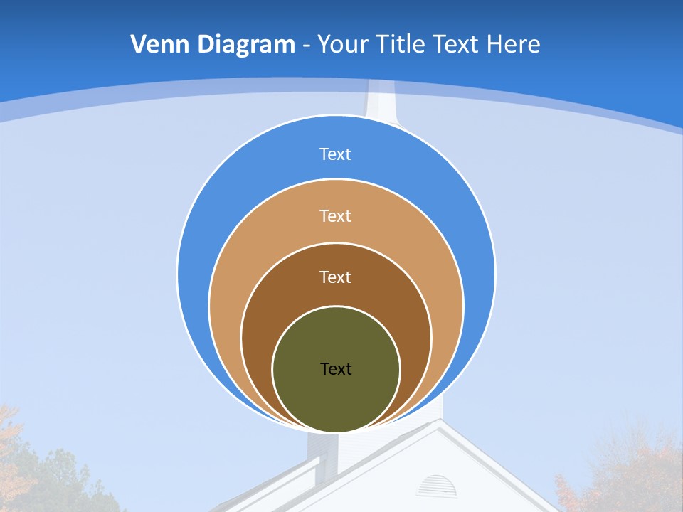 Building Tower Fall PowerPoint Template
