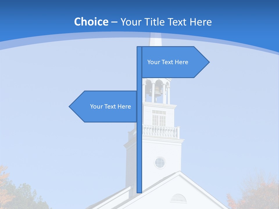 Building Tower Fall PowerPoint Template
