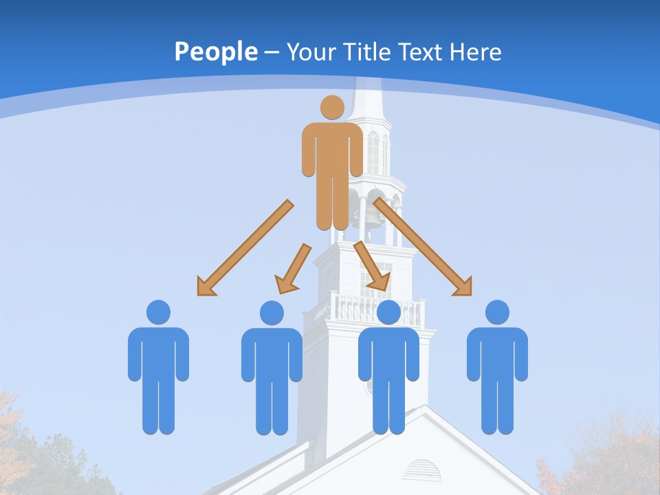 Building Tower Fall PowerPoint Template