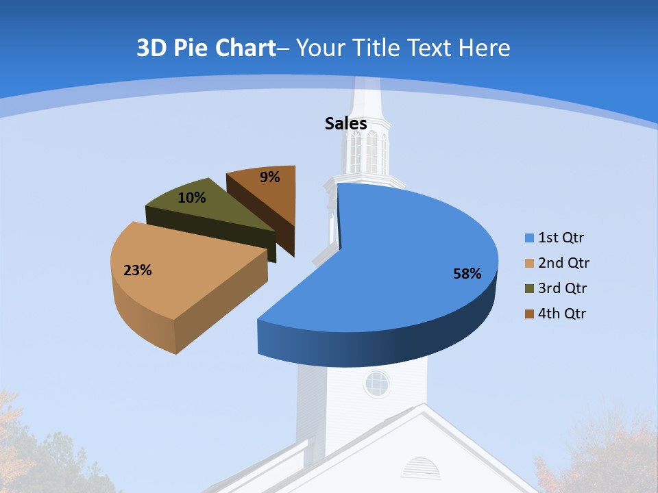 Building Tower Fall PowerPoint Template
