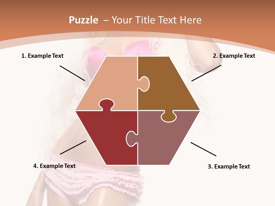 Body Telephone Sensuality PowerPoint Template
