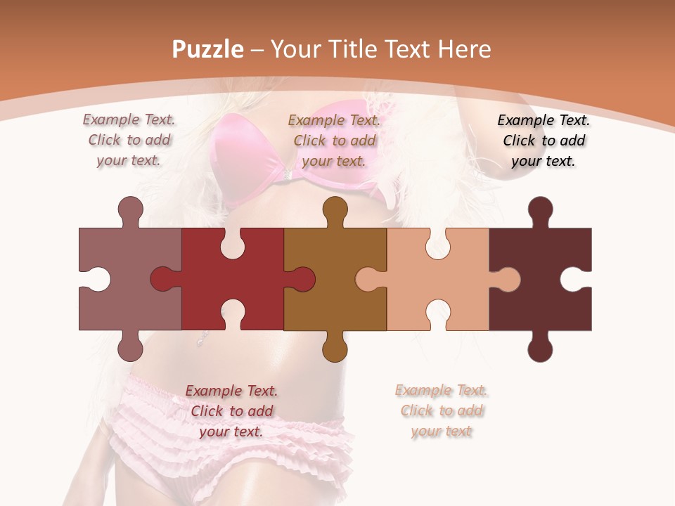 Body Telephone Sensuality PowerPoint Template