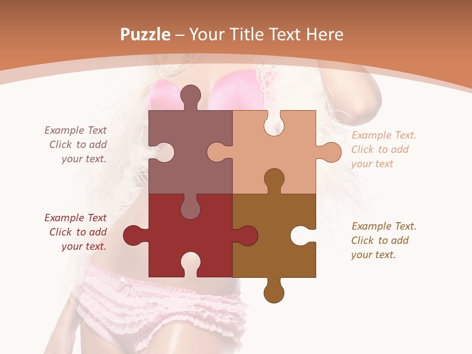 Body Telephone Sensuality PowerPoint Template