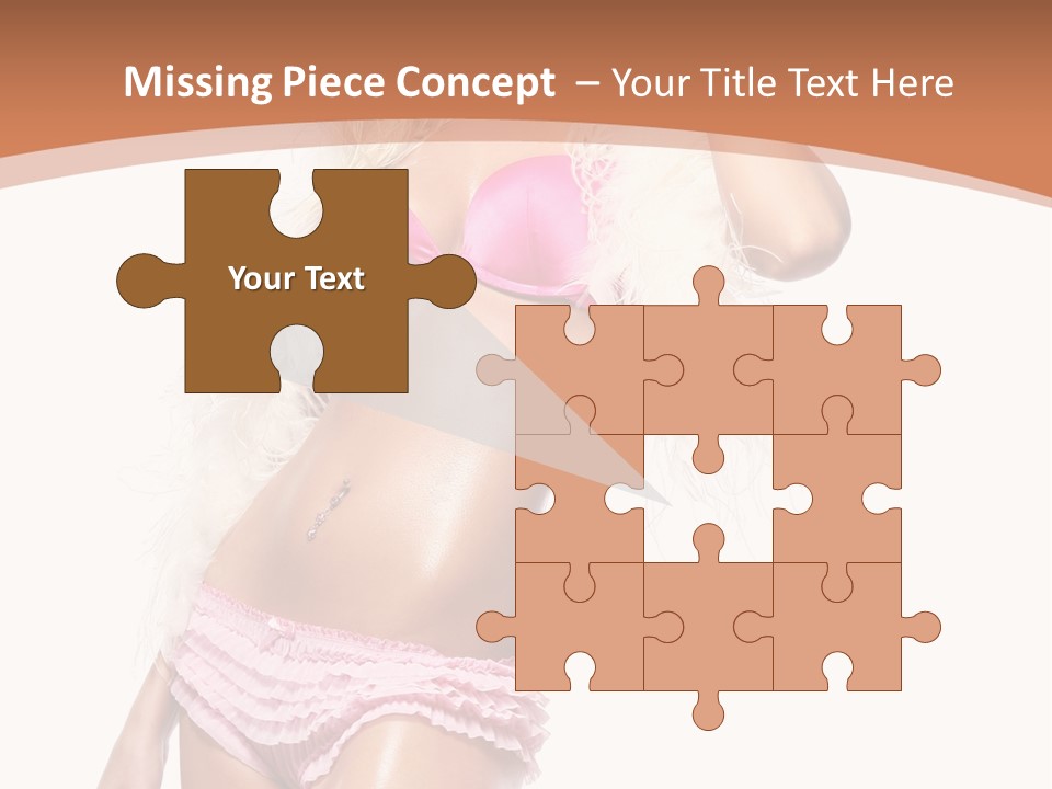 Body Telephone Sensuality PowerPoint Template