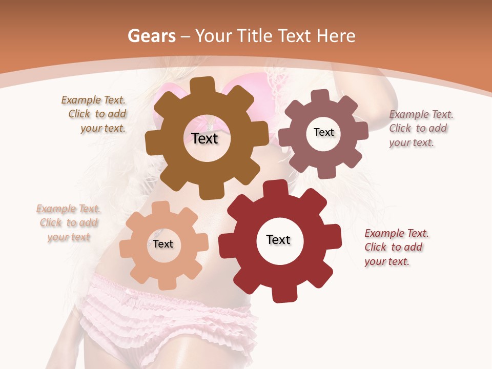 Body Telephone Sensuality PowerPoint Template
