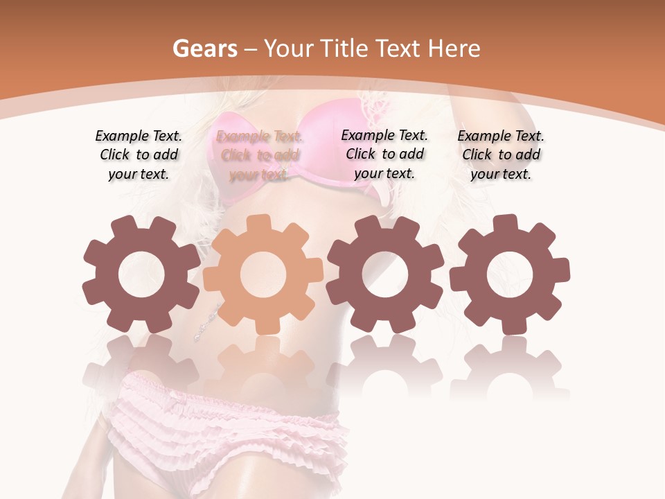 Body Telephone Sensuality PowerPoint Template