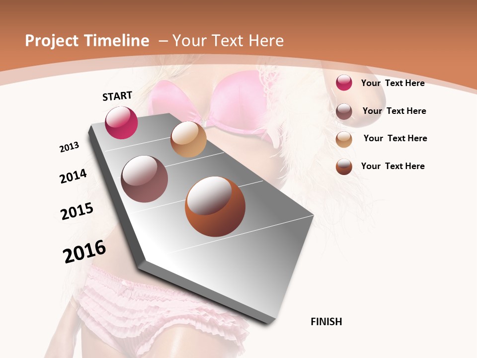 Body Telephone Sensuality PowerPoint Template