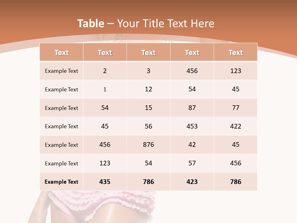 Body Telephone Sensuality PowerPoint Template