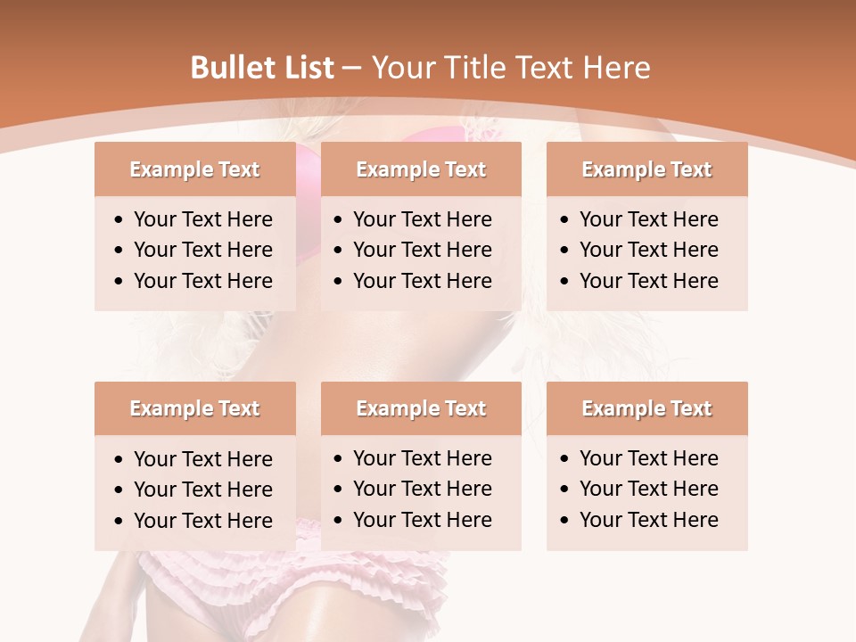 Body Telephone Sensuality PowerPoint Template