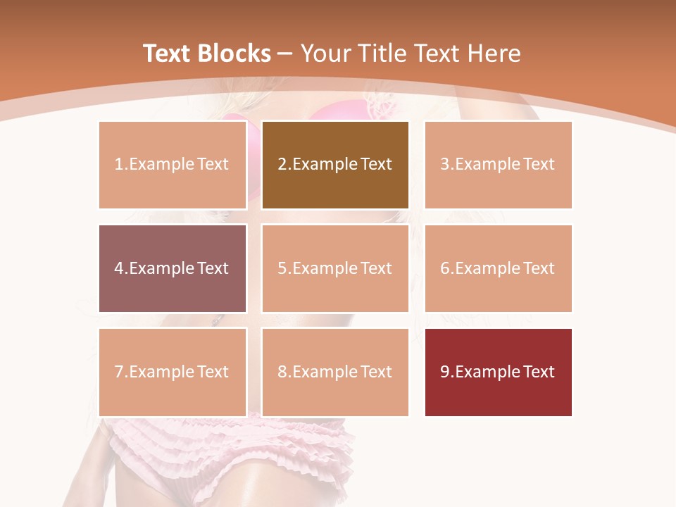 Body Telephone Sensuality PowerPoint Template