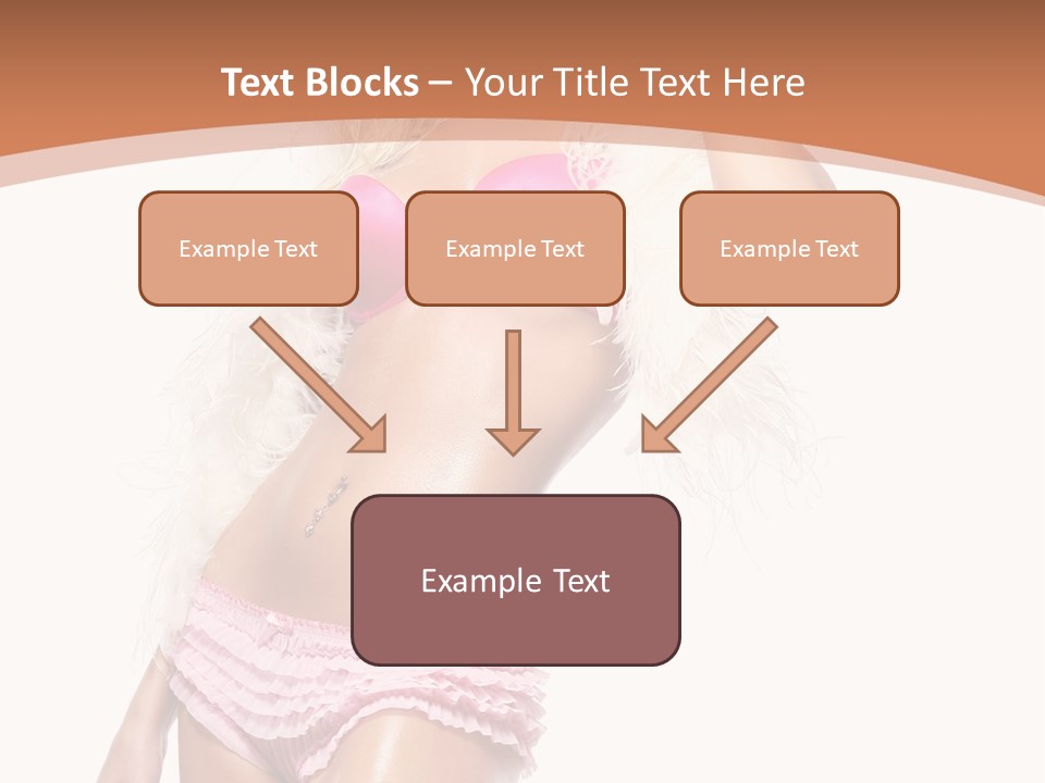 Body Telephone Sensuality PowerPoint Template