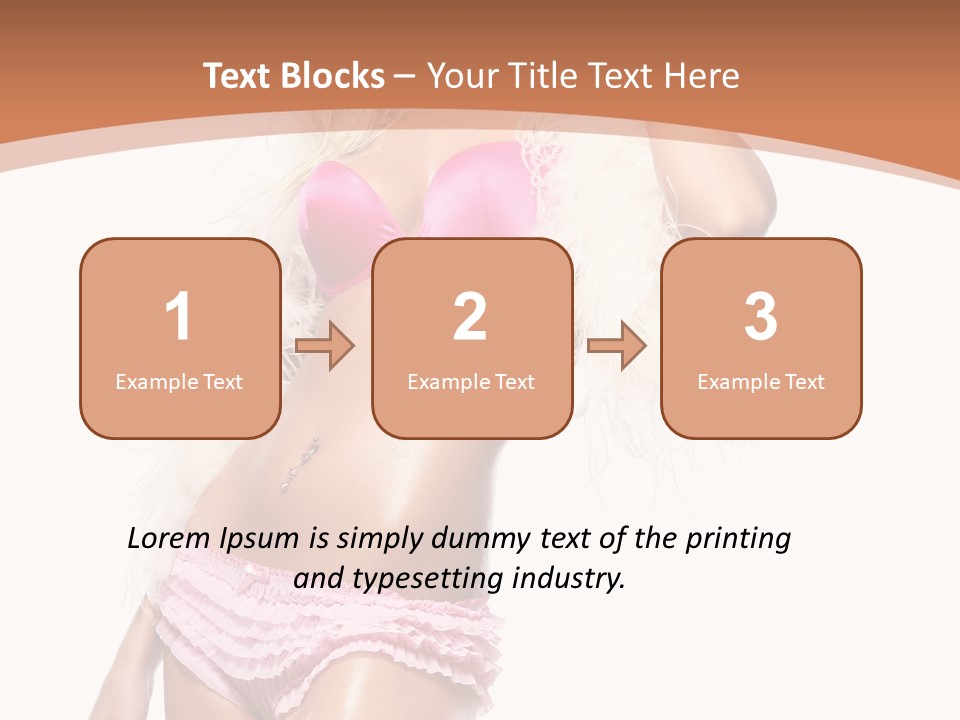 Body Telephone Sensuality PowerPoint Template