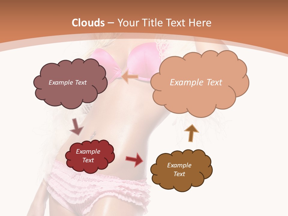 Body Telephone Sensuality PowerPoint Template