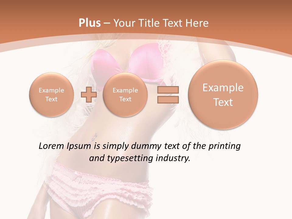 Body Telephone Sensuality PowerPoint Template