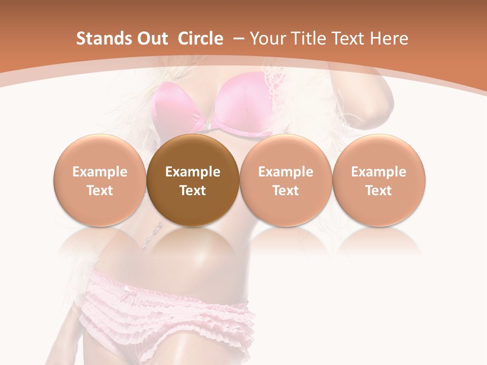 Body Telephone Sensuality PowerPoint Template