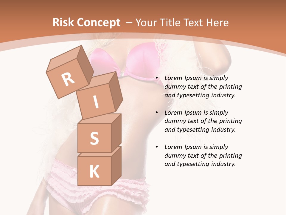 Body Telephone Sensuality PowerPoint Template