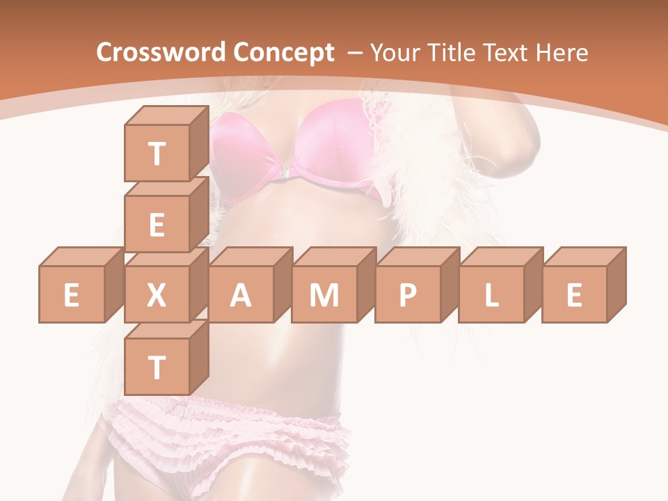 Body Telephone Sensuality PowerPoint Template