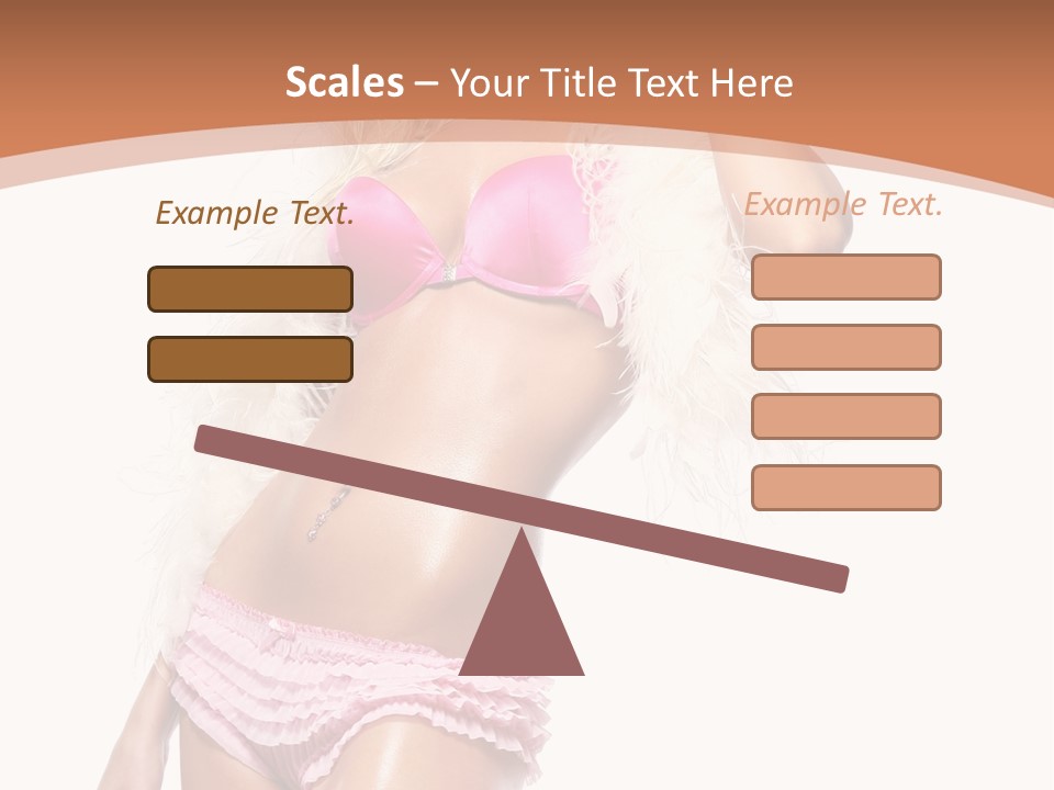 Body Telephone Sensuality PowerPoint Template