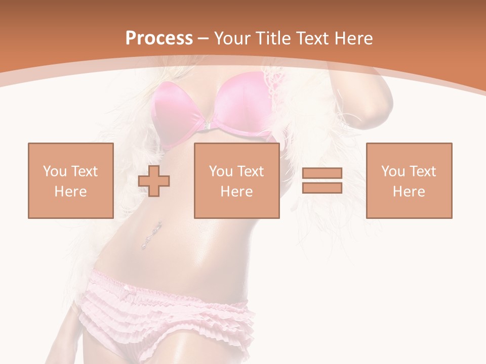 Body Telephone Sensuality PowerPoint Template
