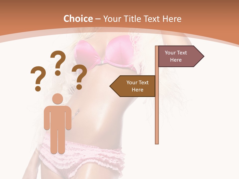 Body Telephone Sensuality PowerPoint Template