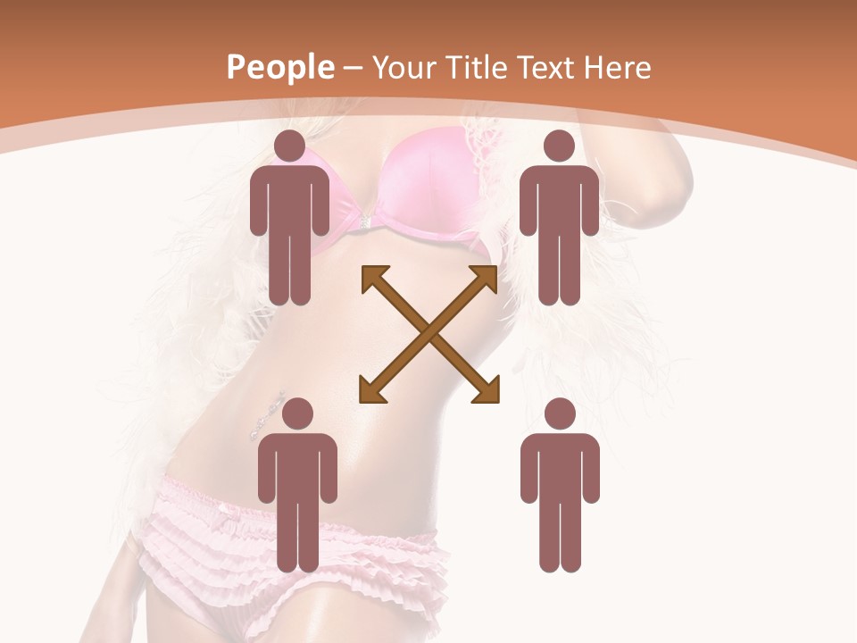 Body Telephone Sensuality PowerPoint Template