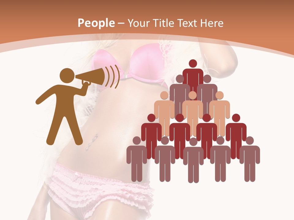 Body Telephone Sensuality PowerPoint Template