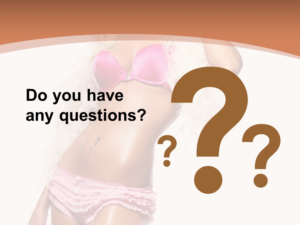 Body Telephone Sensuality PowerPoint Template