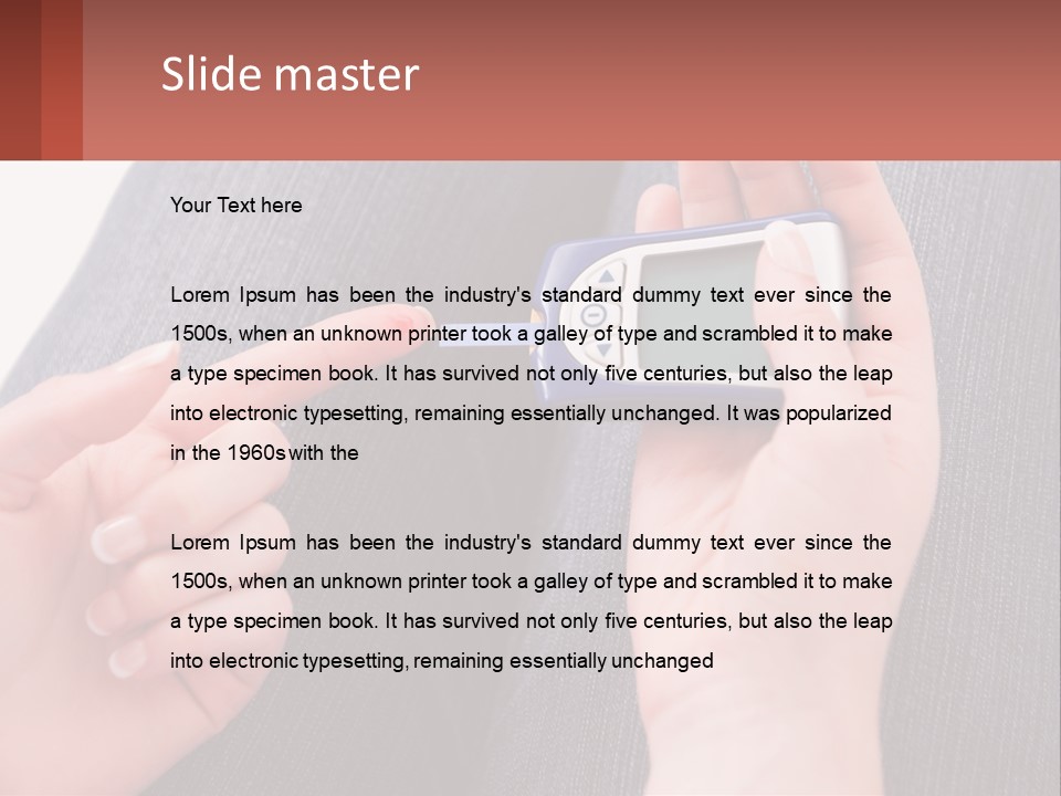 Blood Beautiful Medicine PowerPoint Template