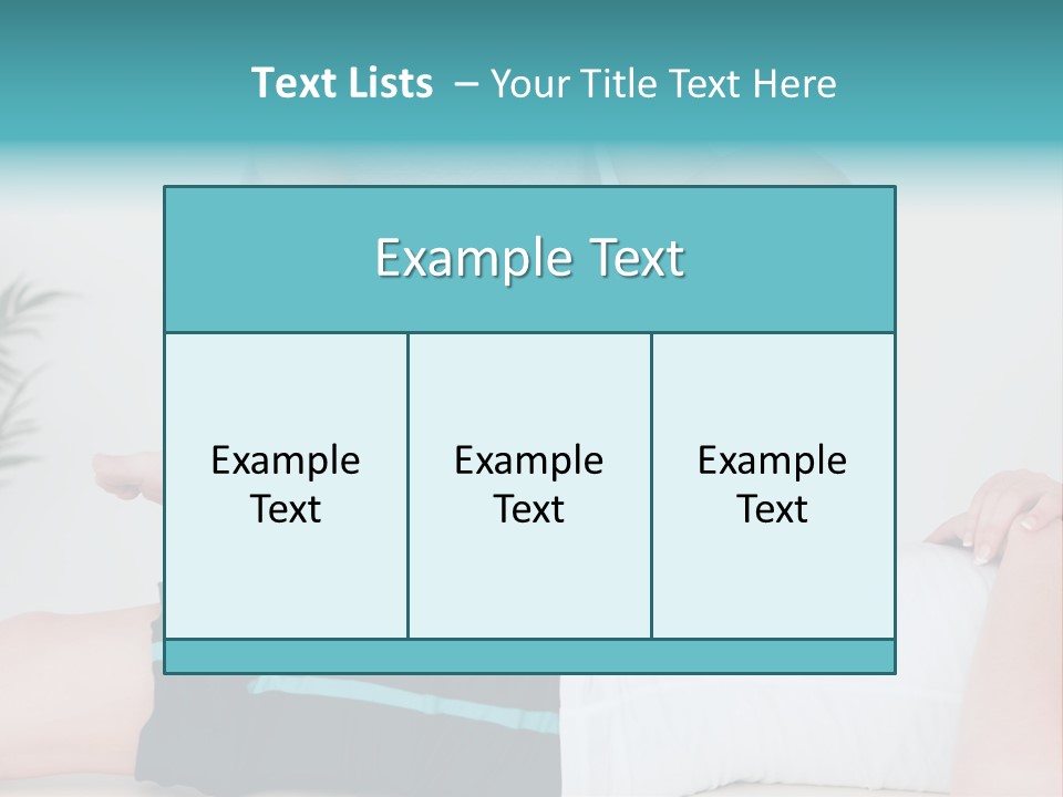 Spa Weight Body PowerPoint Template