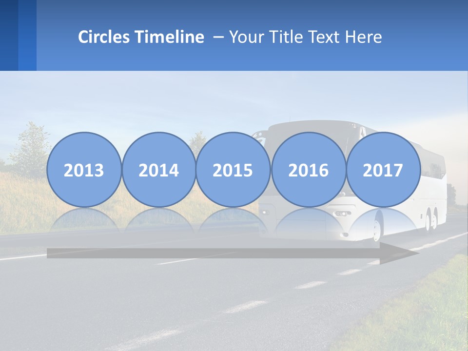 Road Public Destination PowerPoint Template