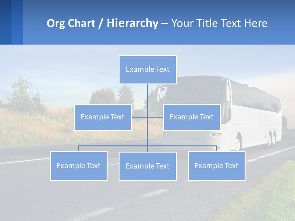 Road Public Destination PowerPoint Template