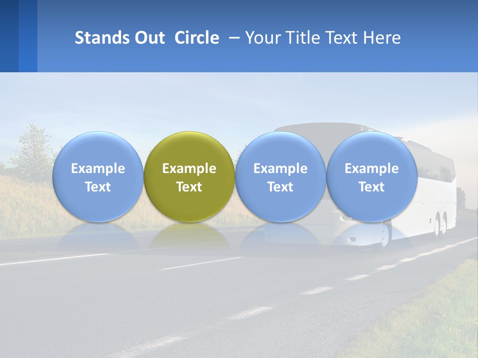 Road Public Destination PowerPoint Template