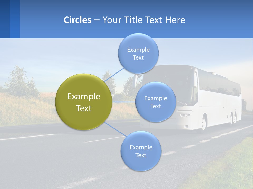 Road Public Destination PowerPoint Template