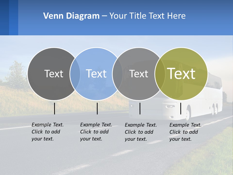 Road Public Destination PowerPoint Template