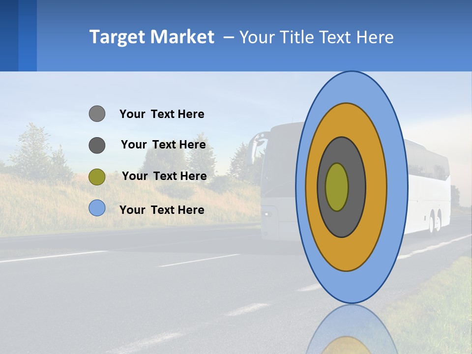 Road Public Destination PowerPoint Template