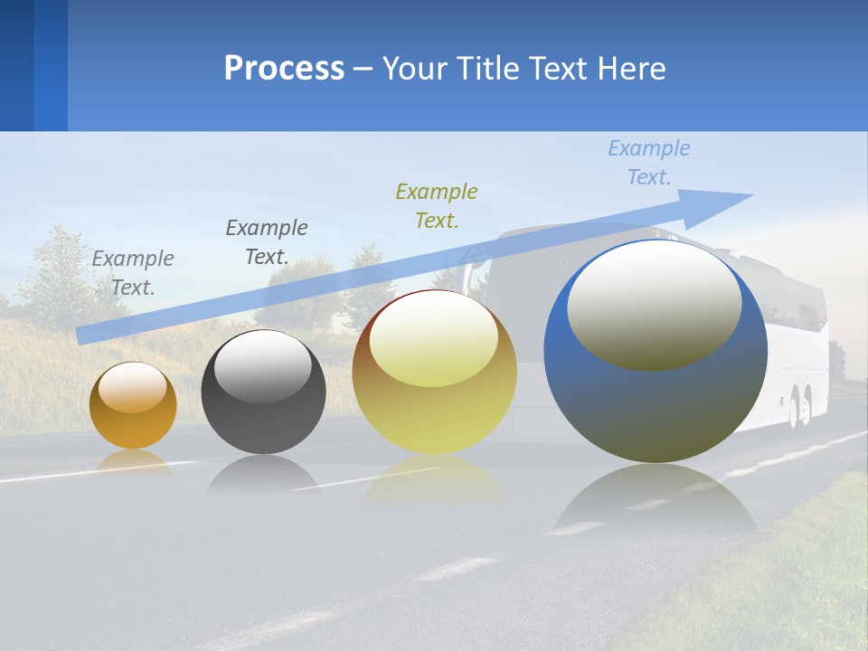 Road Public Destination PowerPoint Template