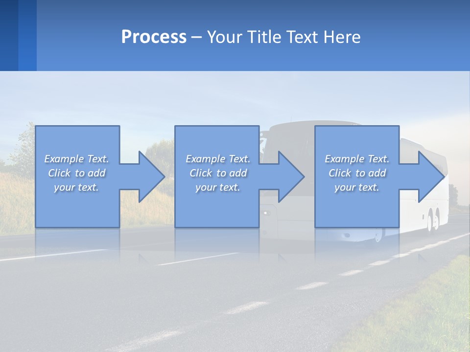 Road Public Destination PowerPoint Template