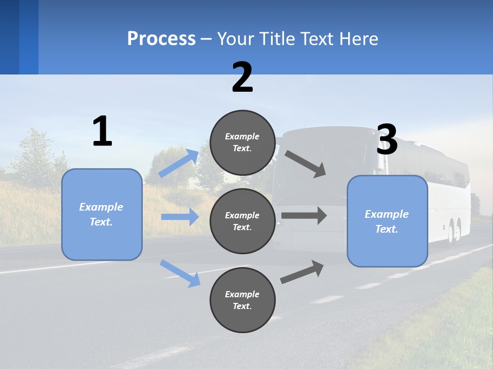 Road Public Destination PowerPoint Template
