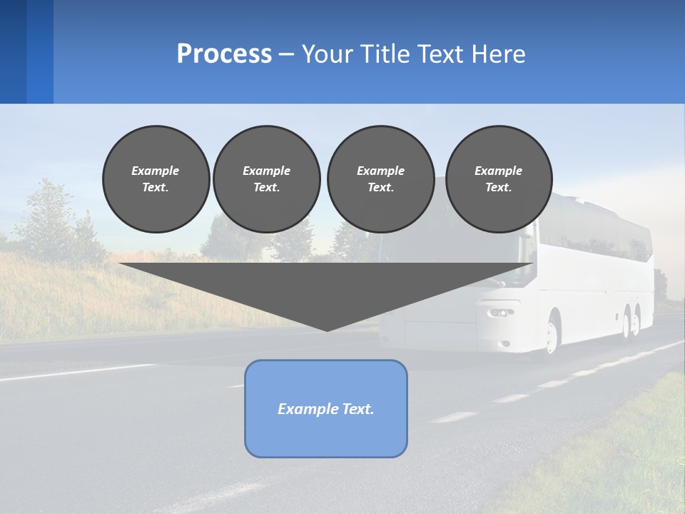 Road Public Destination PowerPoint Template