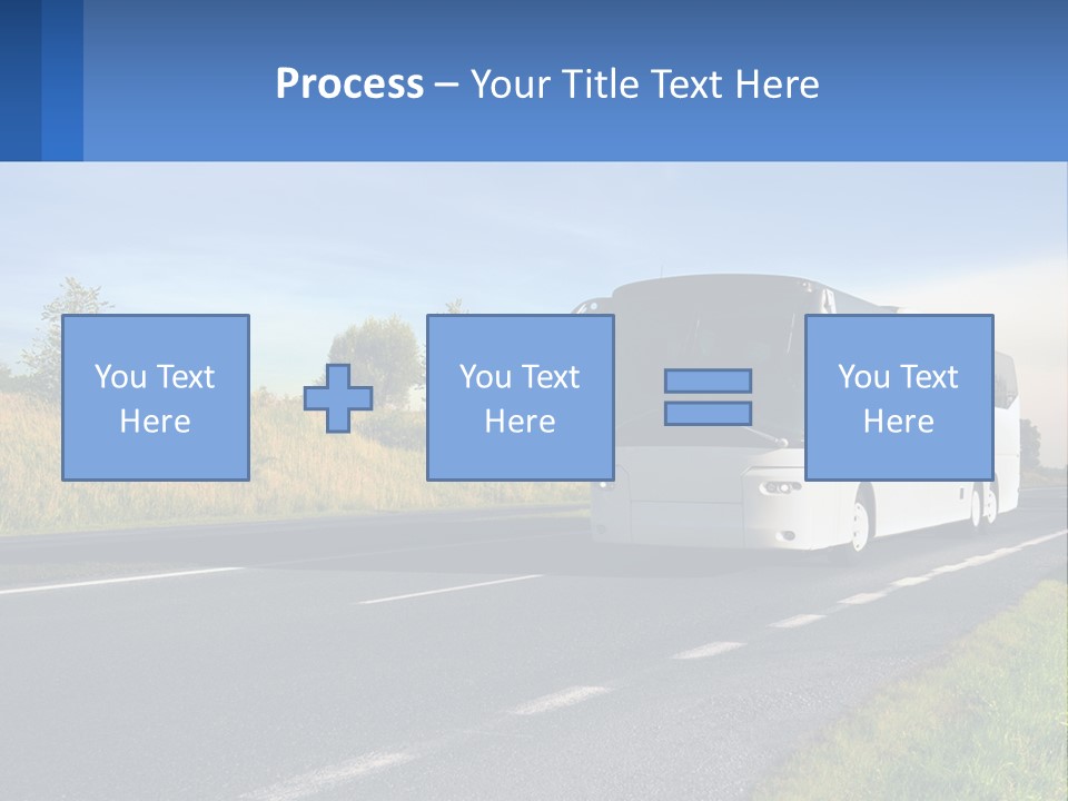 Road Public Destination PowerPoint Template