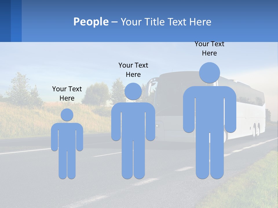 Road Public Destination PowerPoint Template