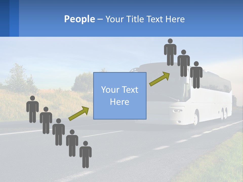 Road Public Destination PowerPoint Template