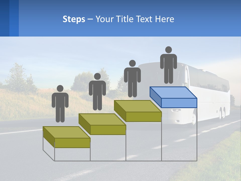 Road Public Destination PowerPoint Template