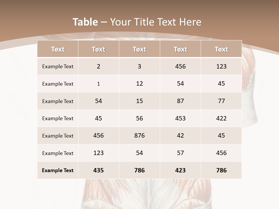 Illustration Anatomy Medical PowerPoint Template