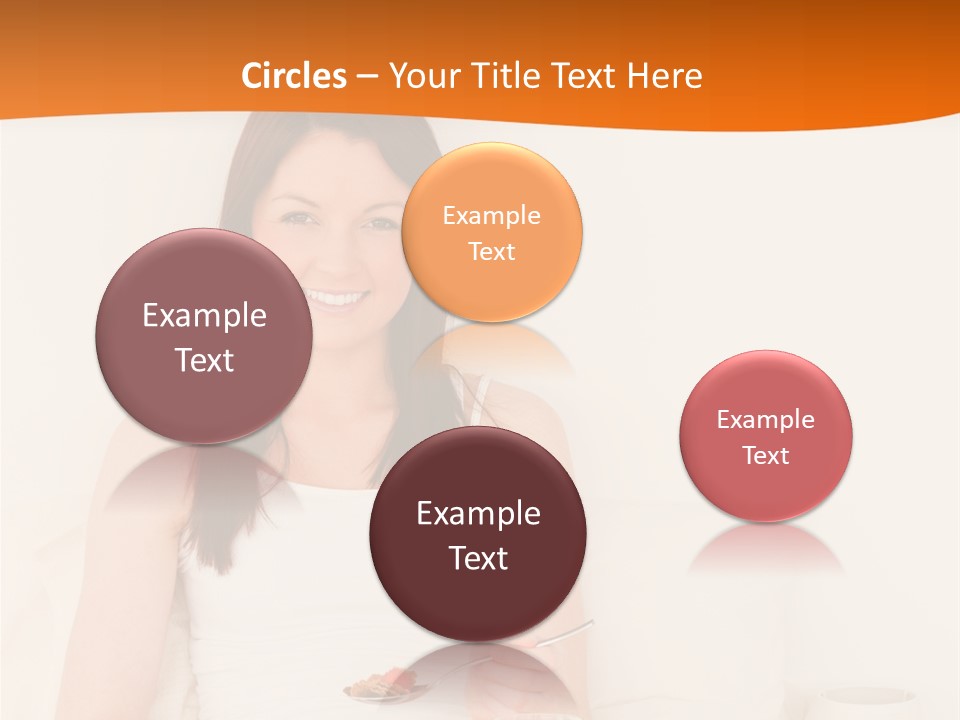 Relaxation Eating Bed PowerPoint Template