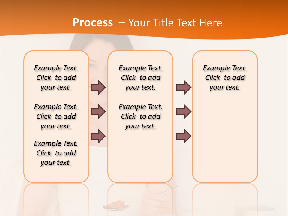 Relaxation Eating Bed PowerPoint Template
