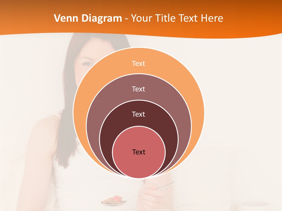 Relaxation Eating Bed PowerPoint Template