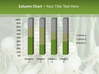 Photograph Onions With Stems Onions Close Up PowerPoint Template