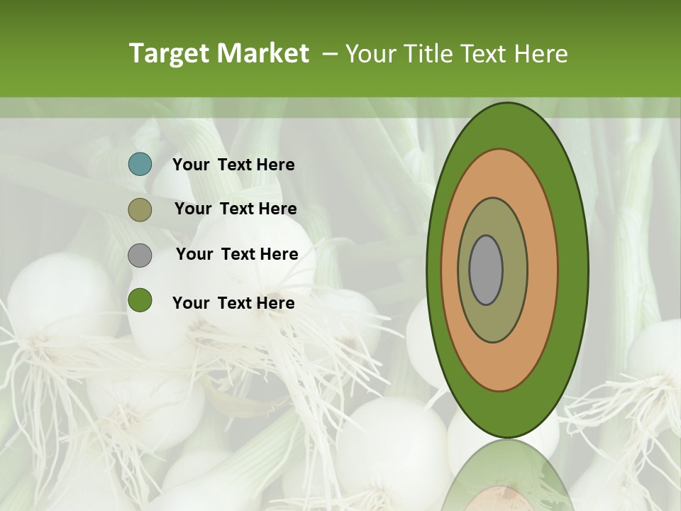 Photograph Onions With Stems Onions Close Up PowerPoint Template